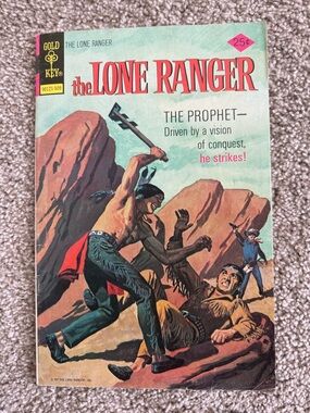 The Lone Ranger Vintage Comic Book (Green, Red)